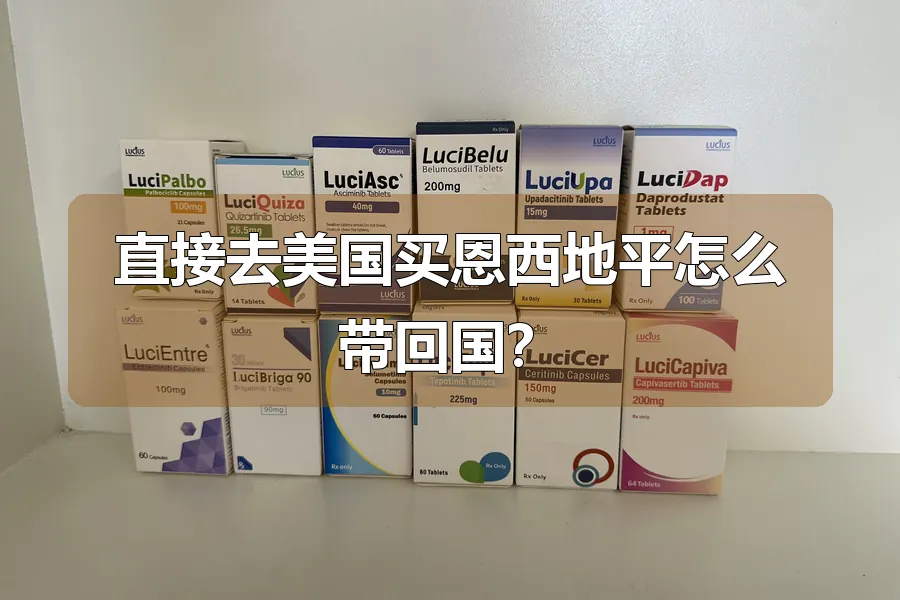 直接去美国买恩西地平怎么带回国?
